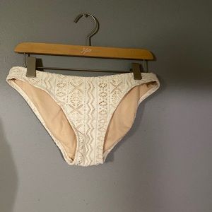 White Lace Bikini Bottoms